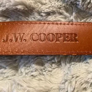 Genuine Lizard Skin Brown Belt size 38 - Never Worn post_co_belt_lizard_brown-  main image 4
